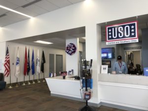 The front of the USO at DAY