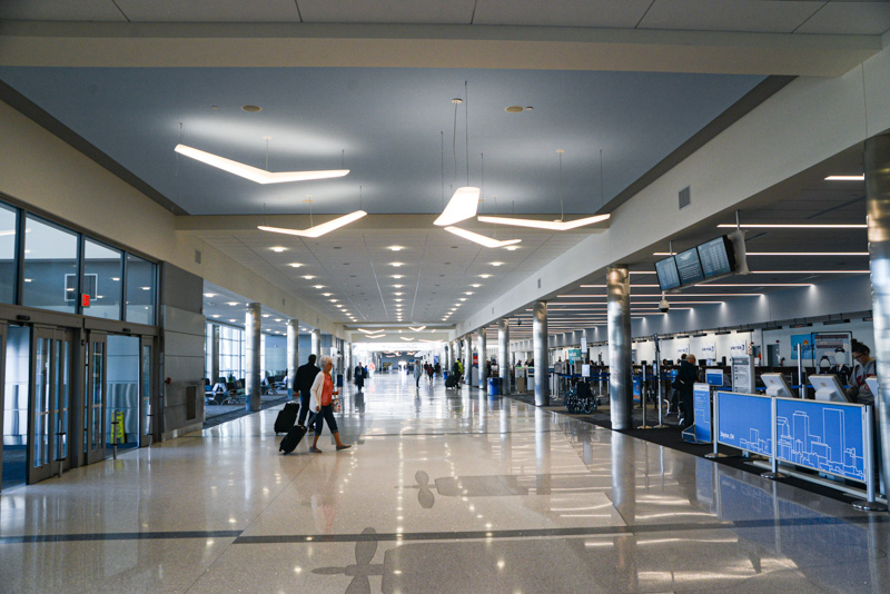 New and improved Dayton Airport terminal