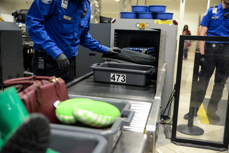 TSA Checkpoint at Dayton International Airport