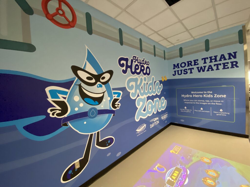 Hydro Hero Kids Zone on Concourse B at DAY