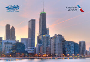 Chicago city skyline